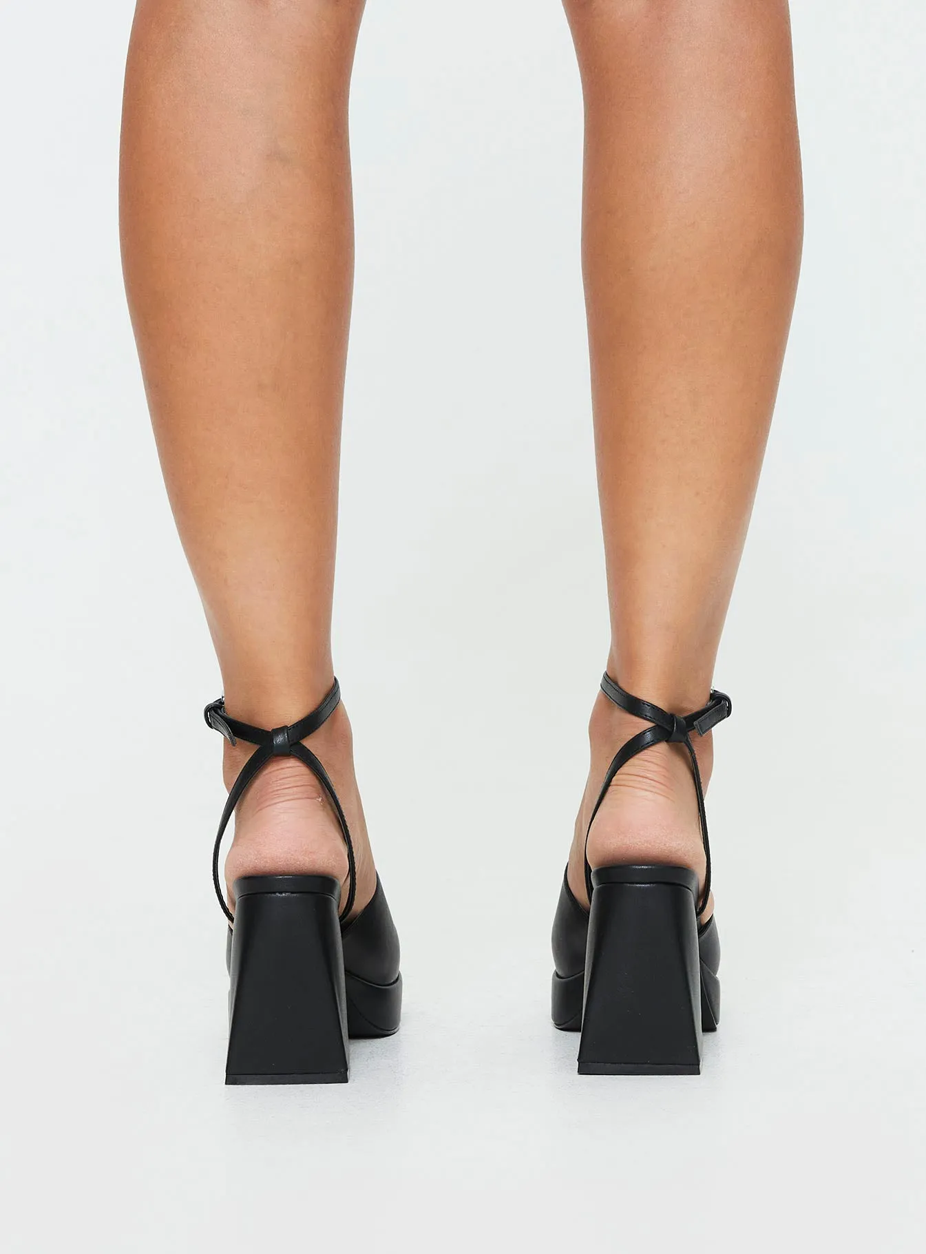 Rhiannon Heels Black sold by Princess Polly product image thumbnail 4