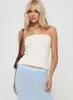 Birch Strapless Top Cream sold by Princess Polly