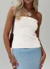 Birch Strapless Top Cream sold by Princess Polly