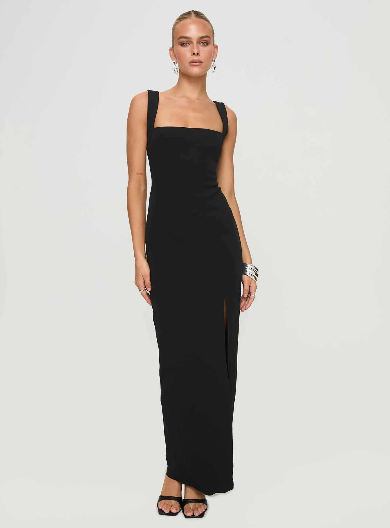 Bombshell Maxi Dress Black Tall sold by Princess Polly product image thumbnail 2