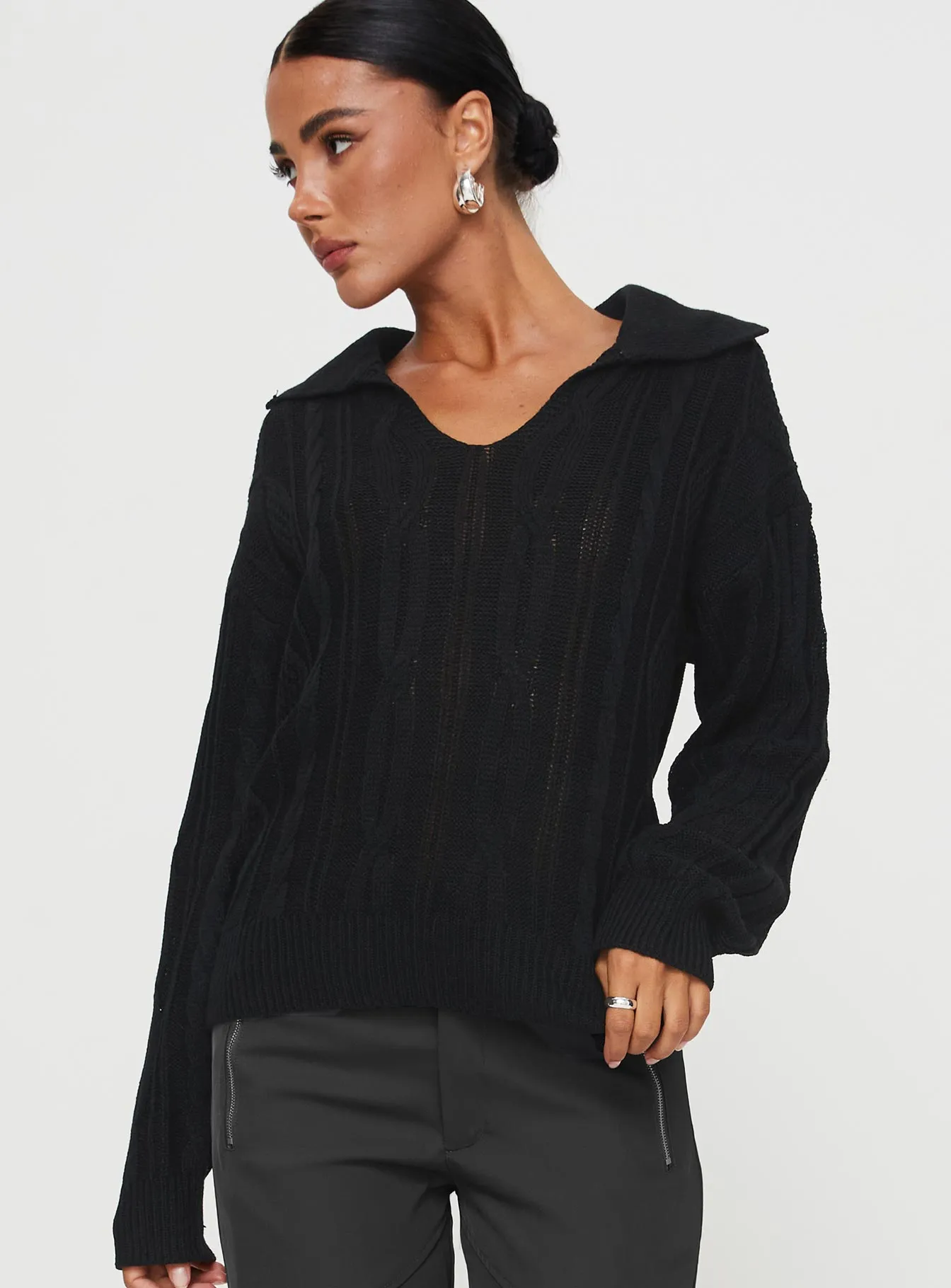 Symons Sweater Black sold by Princess Polly product image thumbnail 2
