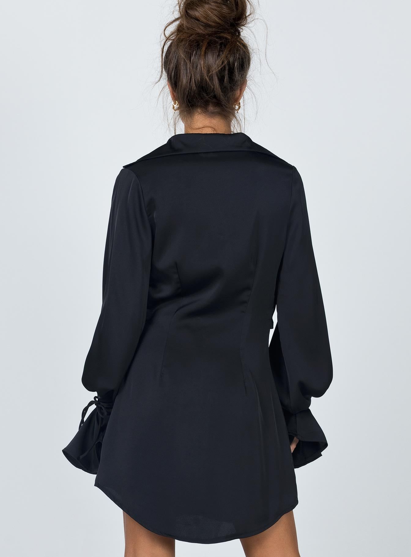 Liberty Mini Dress Black sold by Princess Polly product image thumbnail 4