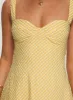 Mcbeath Mini Dress Yellow sold by Princess Polly