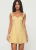 Mcbeath Mini Dress Yellow sold by Princess Polly