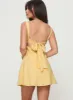Mcbeath Mini Dress Yellow sold by Princess Polly