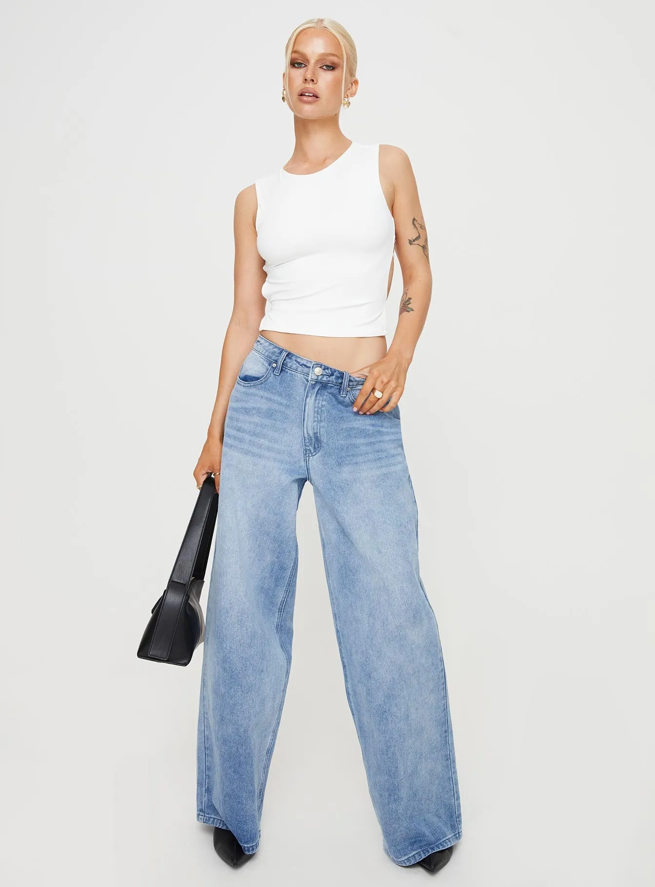 Stanser Tank Top White sold by Princess Polly product image thumbnail 3