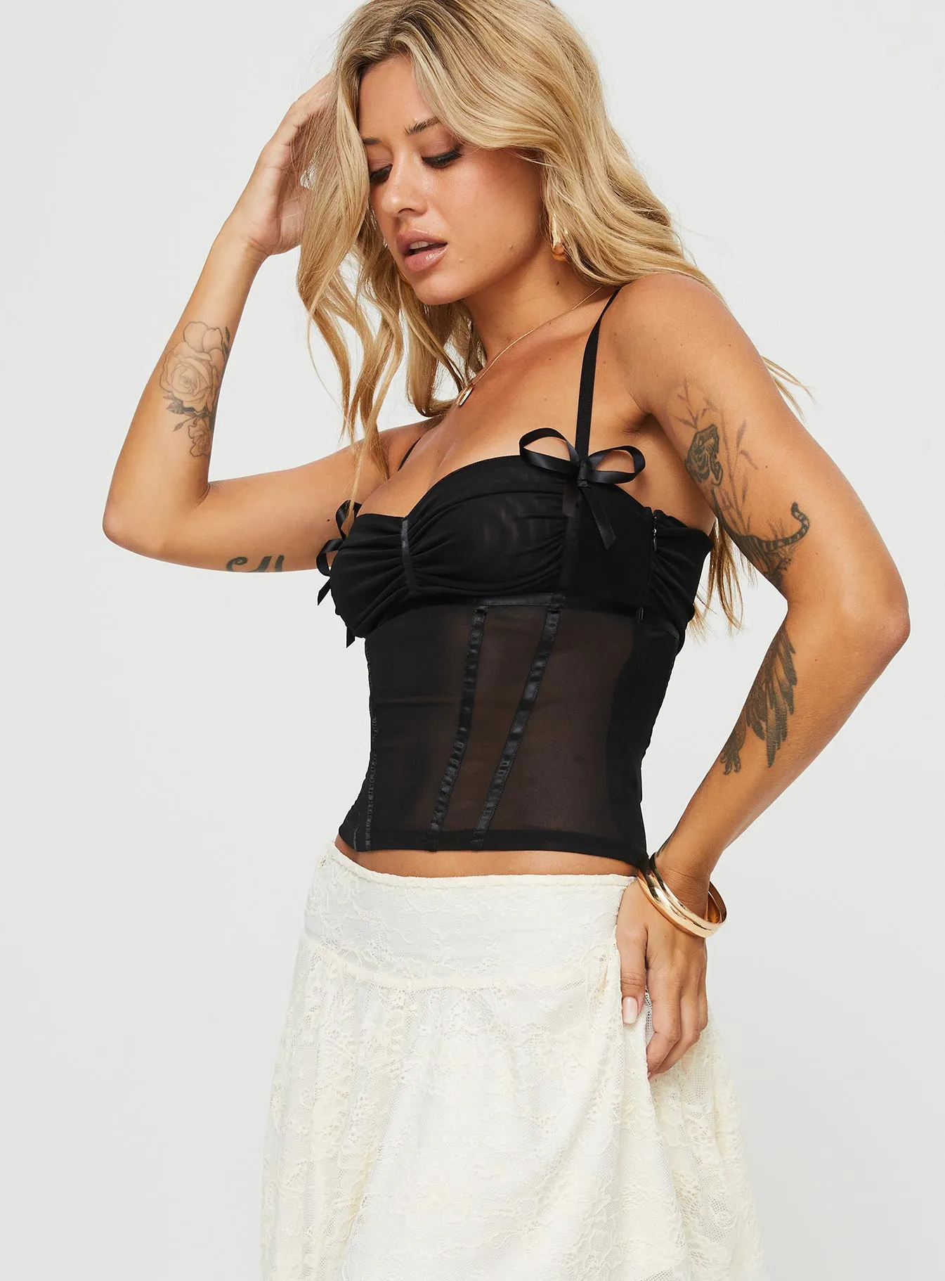 Iconic Cami Black sold by Princess Polly product image thumbnail 4