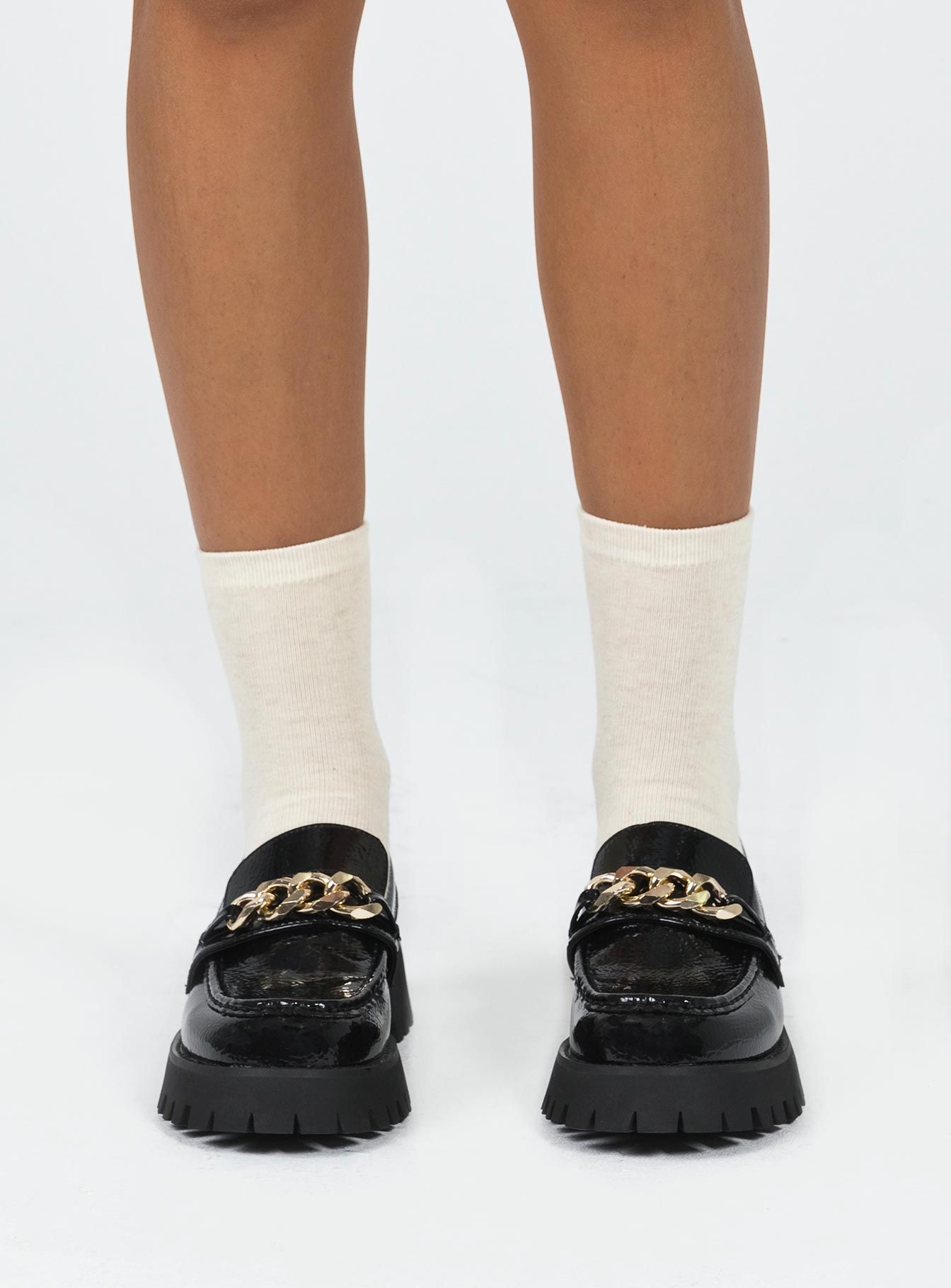 Lucille Loafer Patent Black sold by Princess Polly product image thumbnail 2