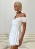 Anastasiya Mini Dress White sold by Princess Polly