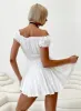 Anastasiya Mini Dress White sold by Princess Polly