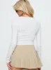 Whitford Long Sleeve Top White sold by Princess Polly