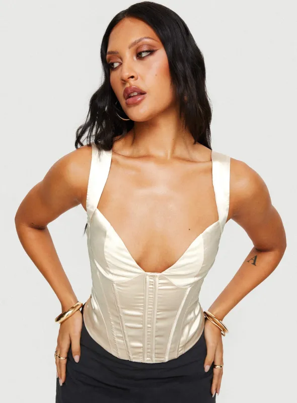 Rowley Top Cream sold by Princess Polly