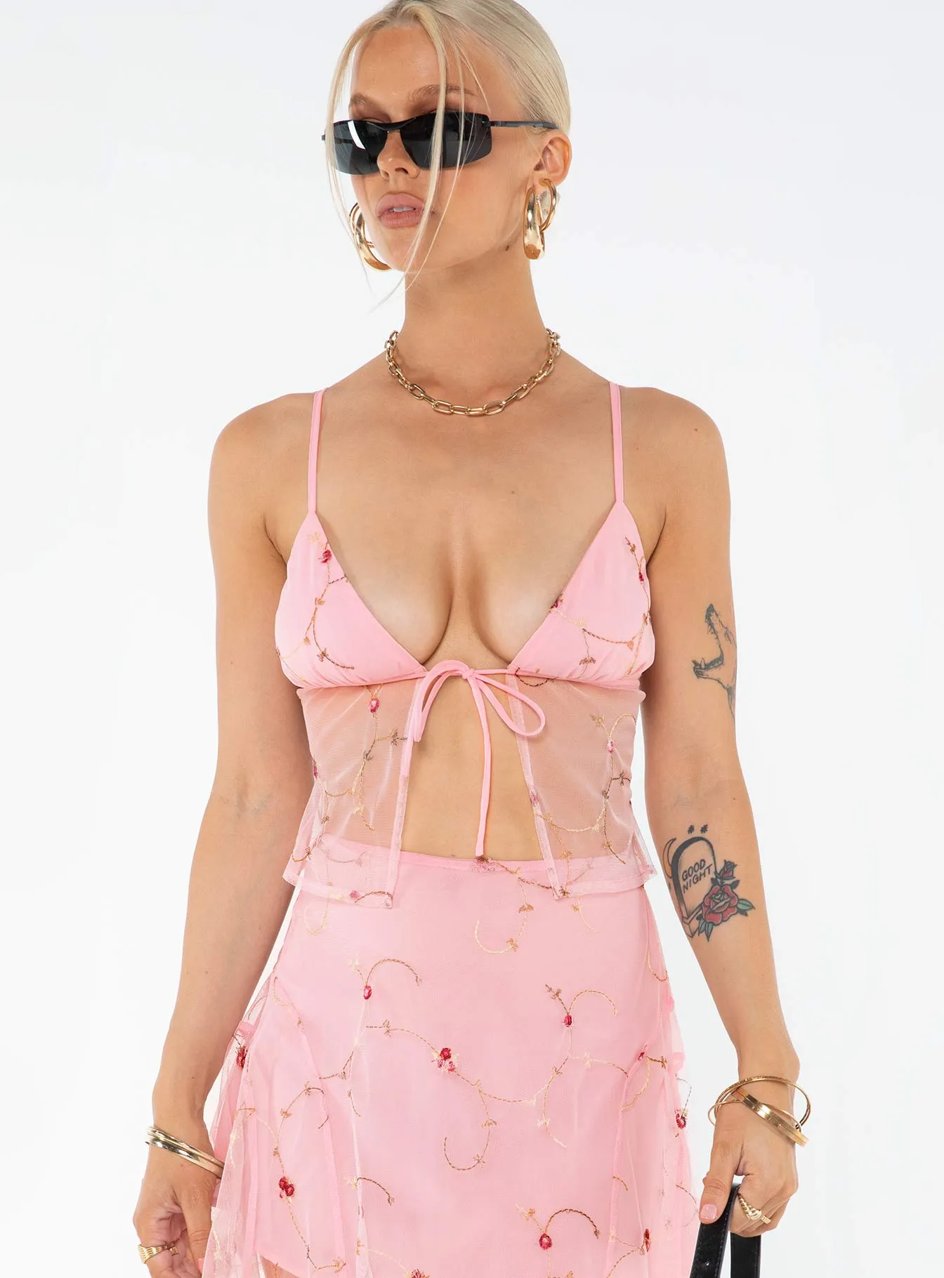 Rosen Top Pink Floral sold by Princess Polly product image thumbnail 2