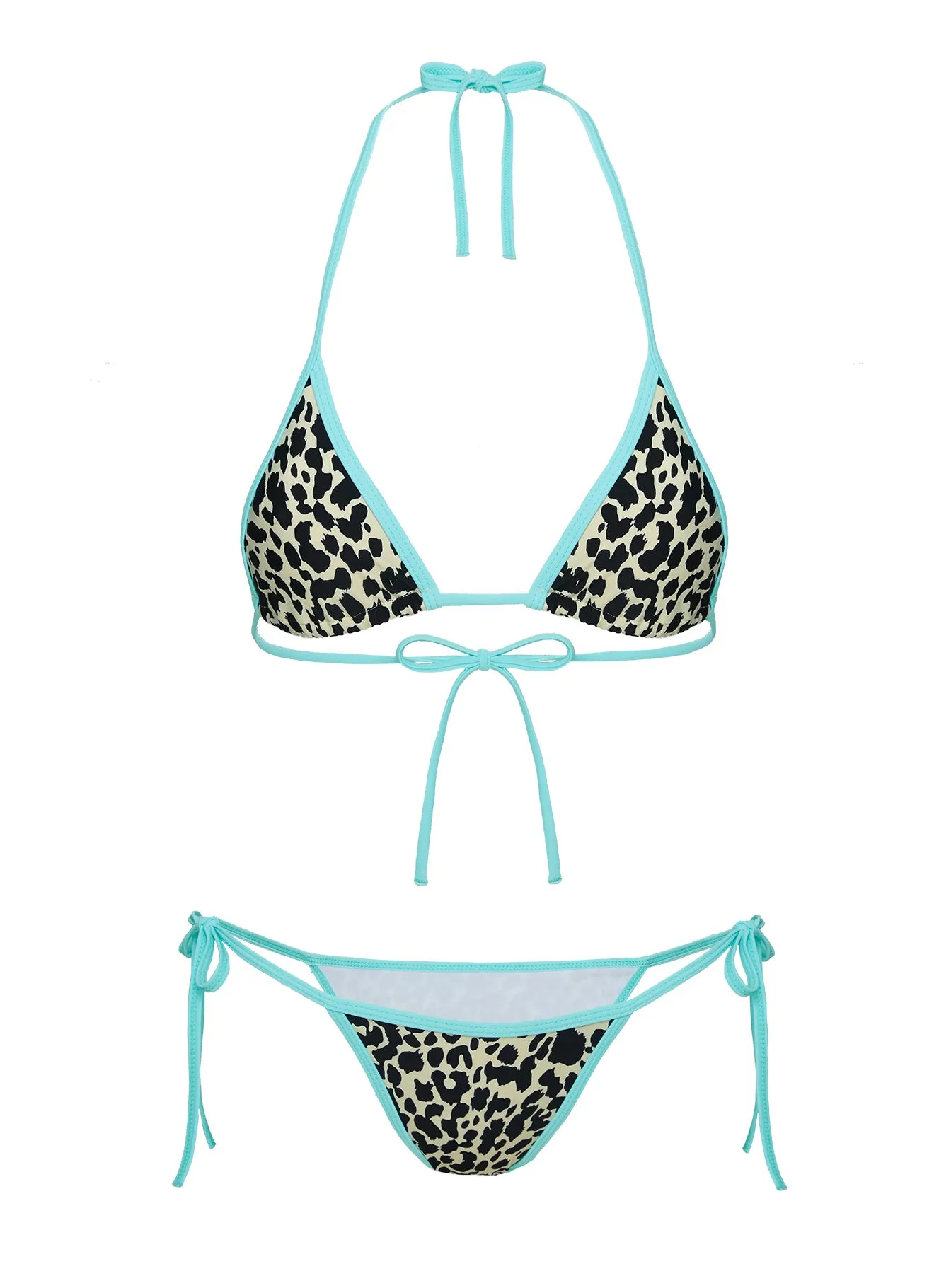 Blaylock Triangle Bikini Top Leopard sold by Princess Polly product image thumbnail 5