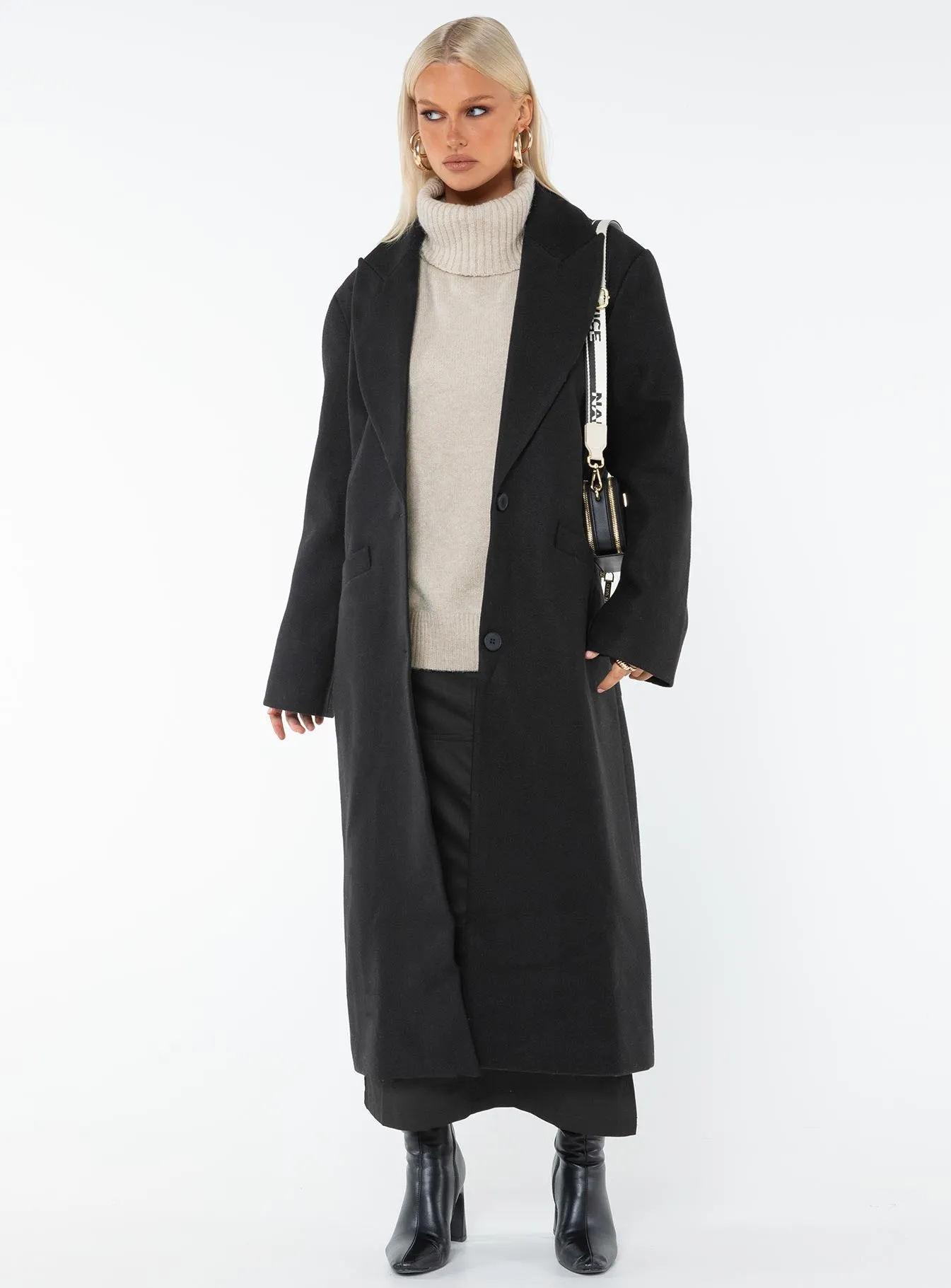 Olsen Coat Black sold by Princess Polly product image thumbnail 3