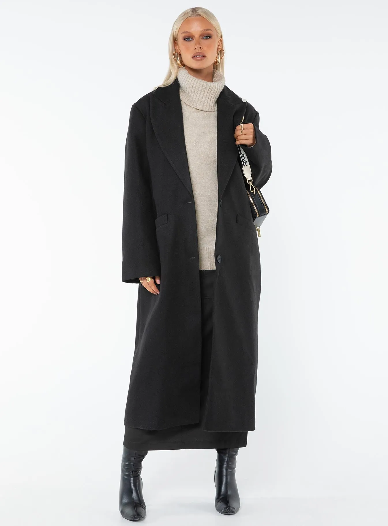 Olsen Coat Black sold by Princess Polly product image thumbnail 2