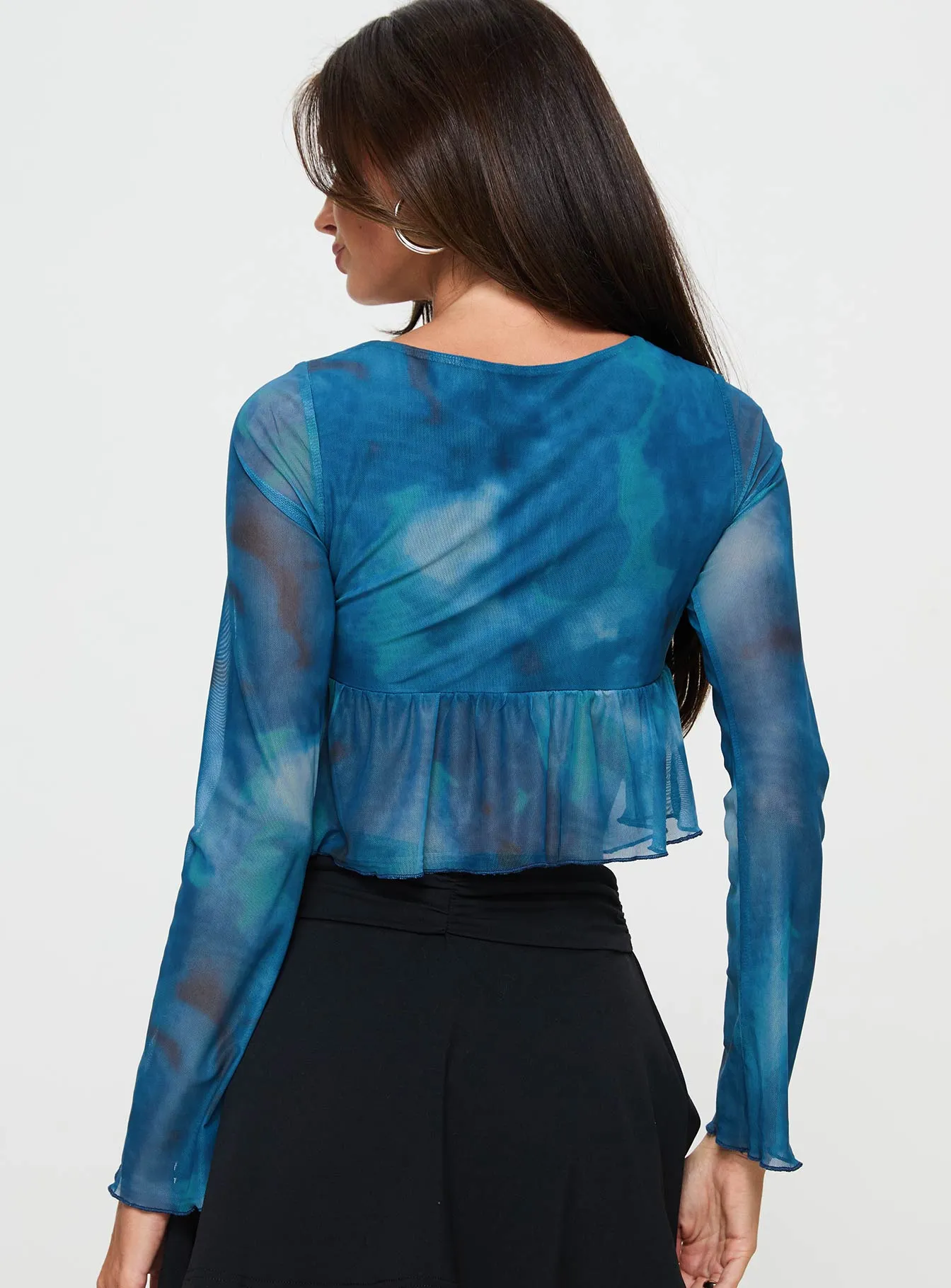 Too Short Top Blue sold by Princess Polly product image thumbnail 4