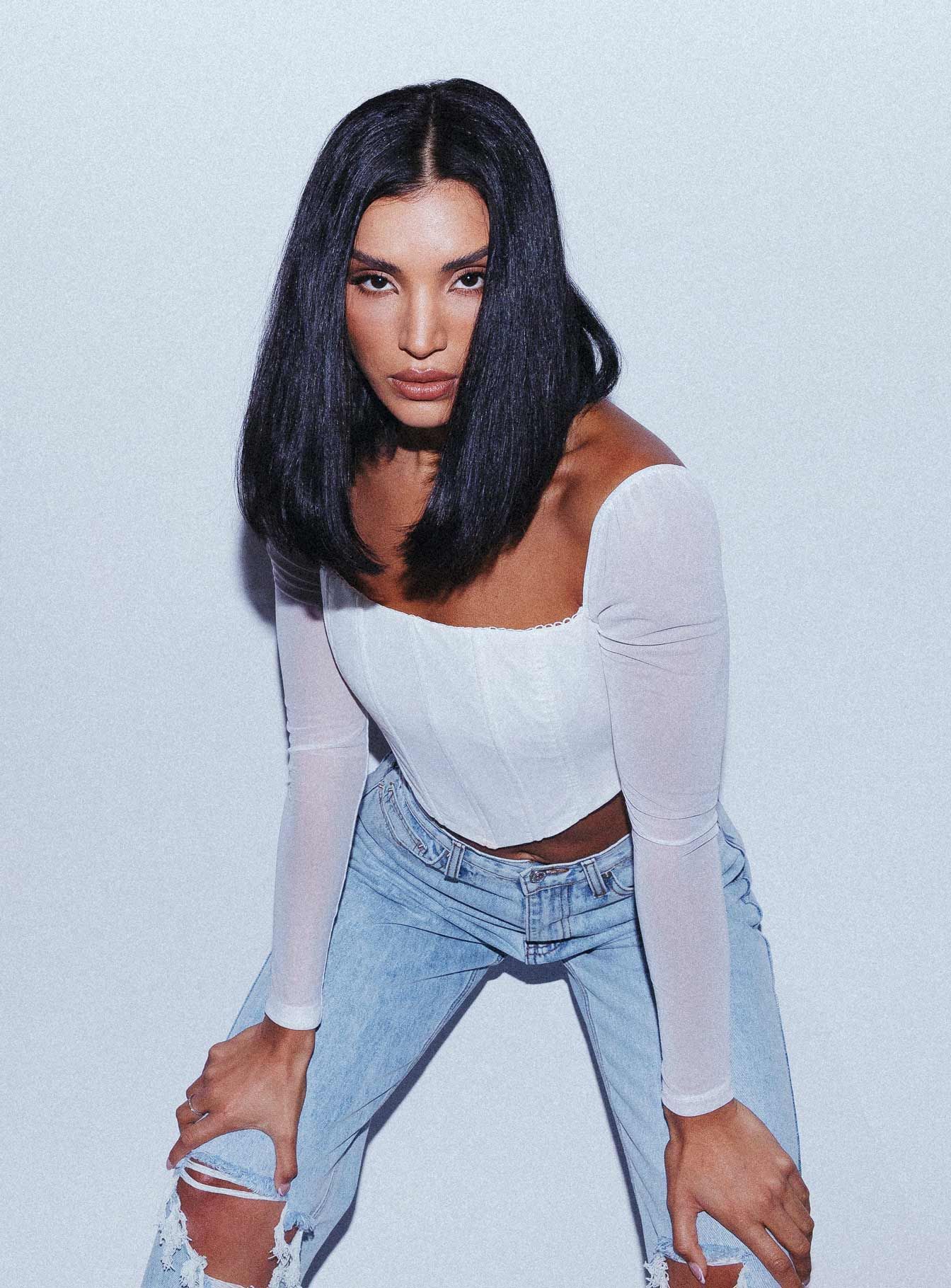 Beverly Long Sleeve Top White sold by Princess Polly product image thumbnail 3