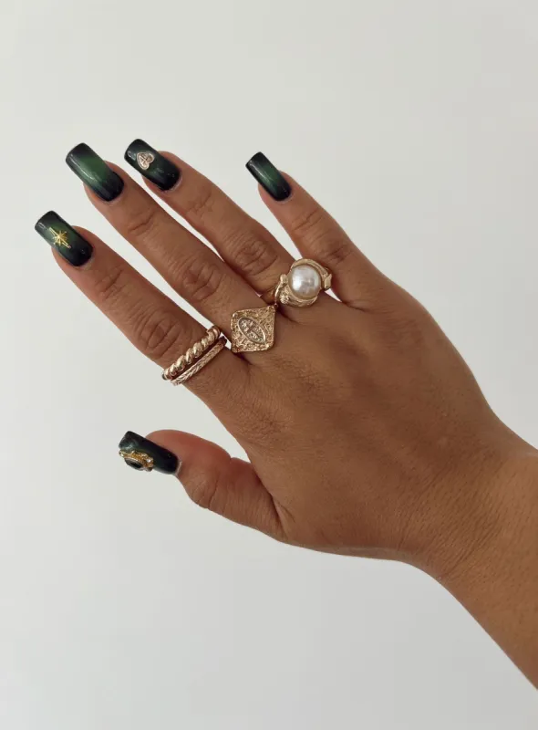 Ardon Ring Pack Gold sold by Princess Polly