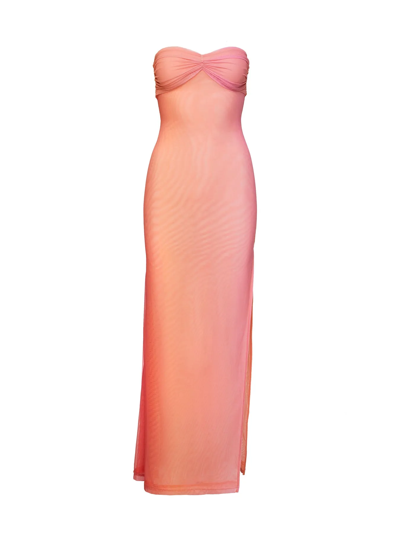 Rosalina Sheer Maxi Dress Pink sold by Princess Polly product image thumbnail 5