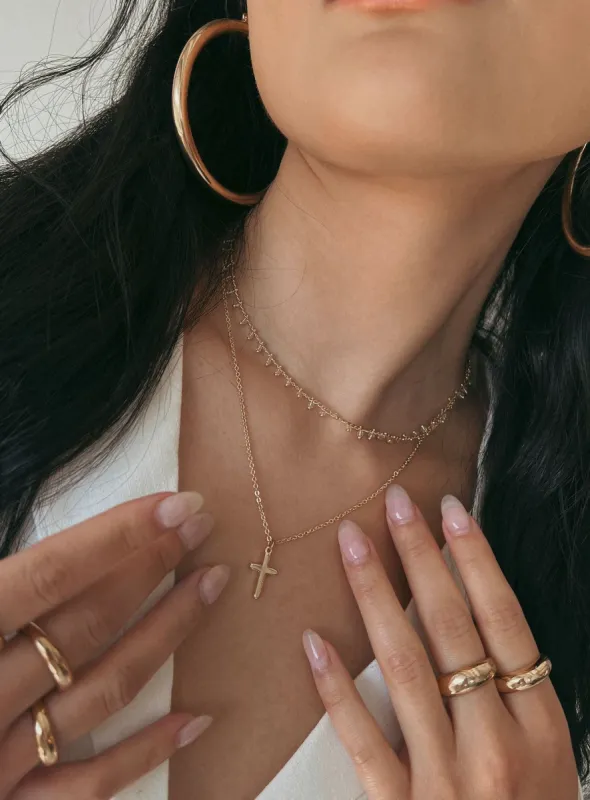 Rayner Necklace Gold made by Princess Polly