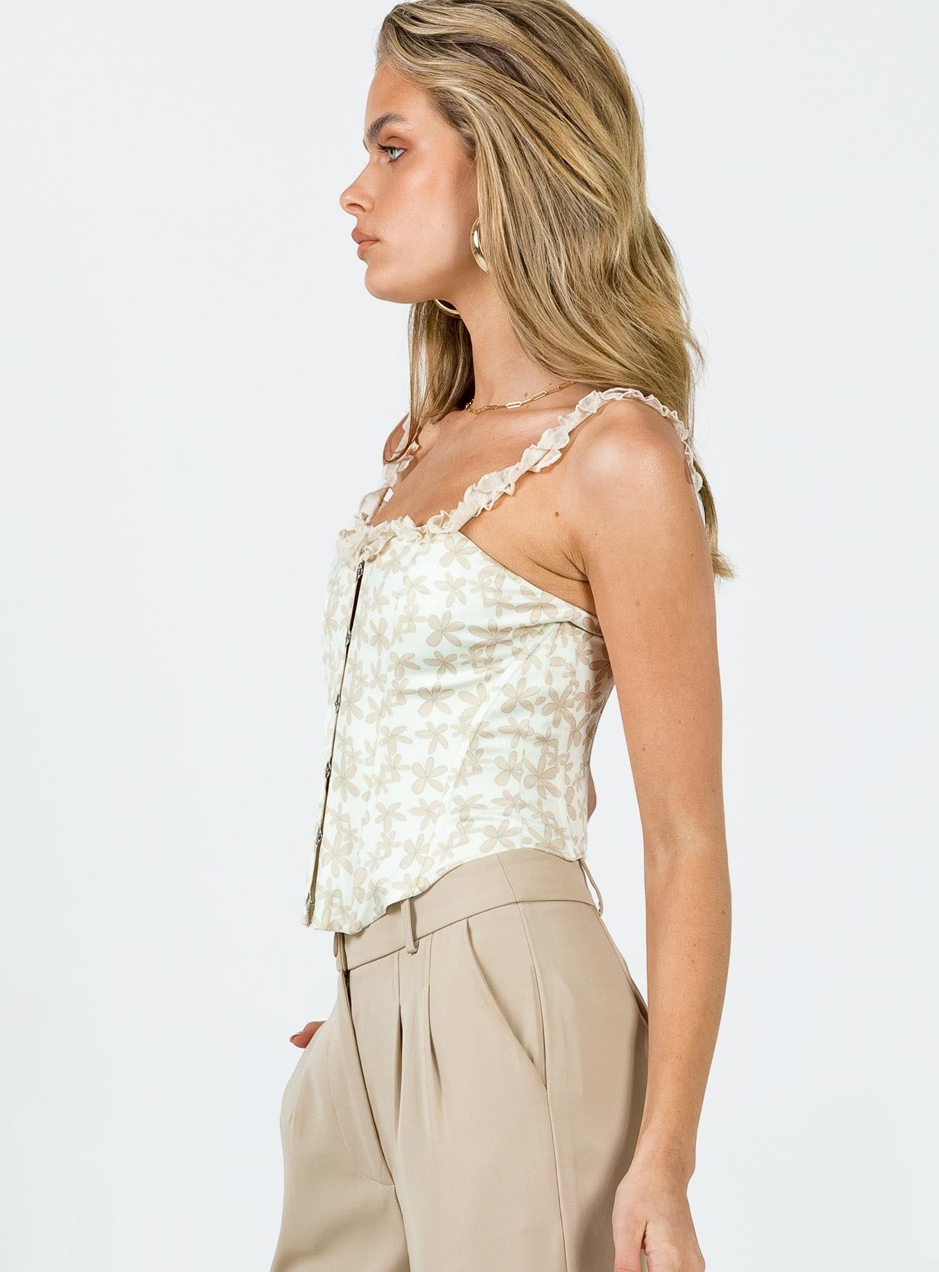 Searle Floral Corset Multi sold by Princess Polly product image thumbnail 4