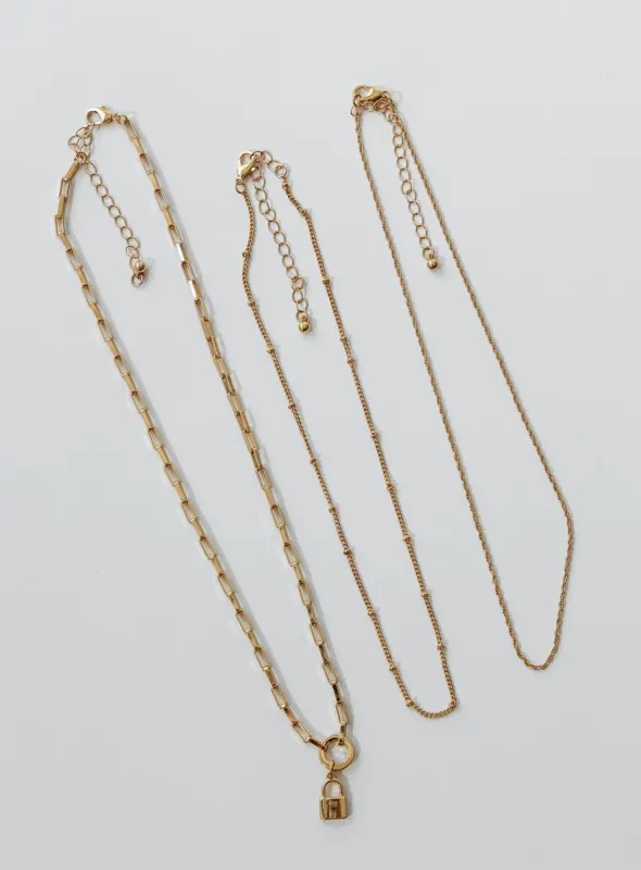 Chelo Necklace Gold sold by Princess Polly