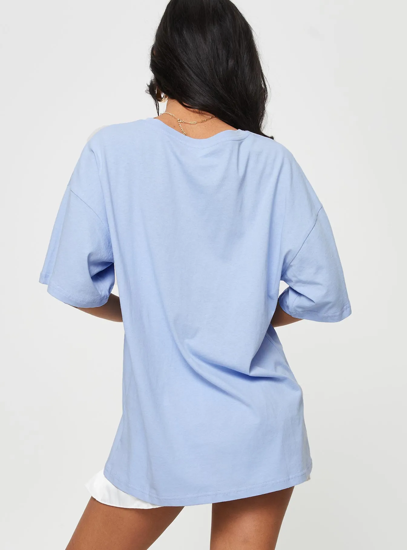 Giddy Up Oversized Tee Blue sold by Princess Polly product image thumbnail 5