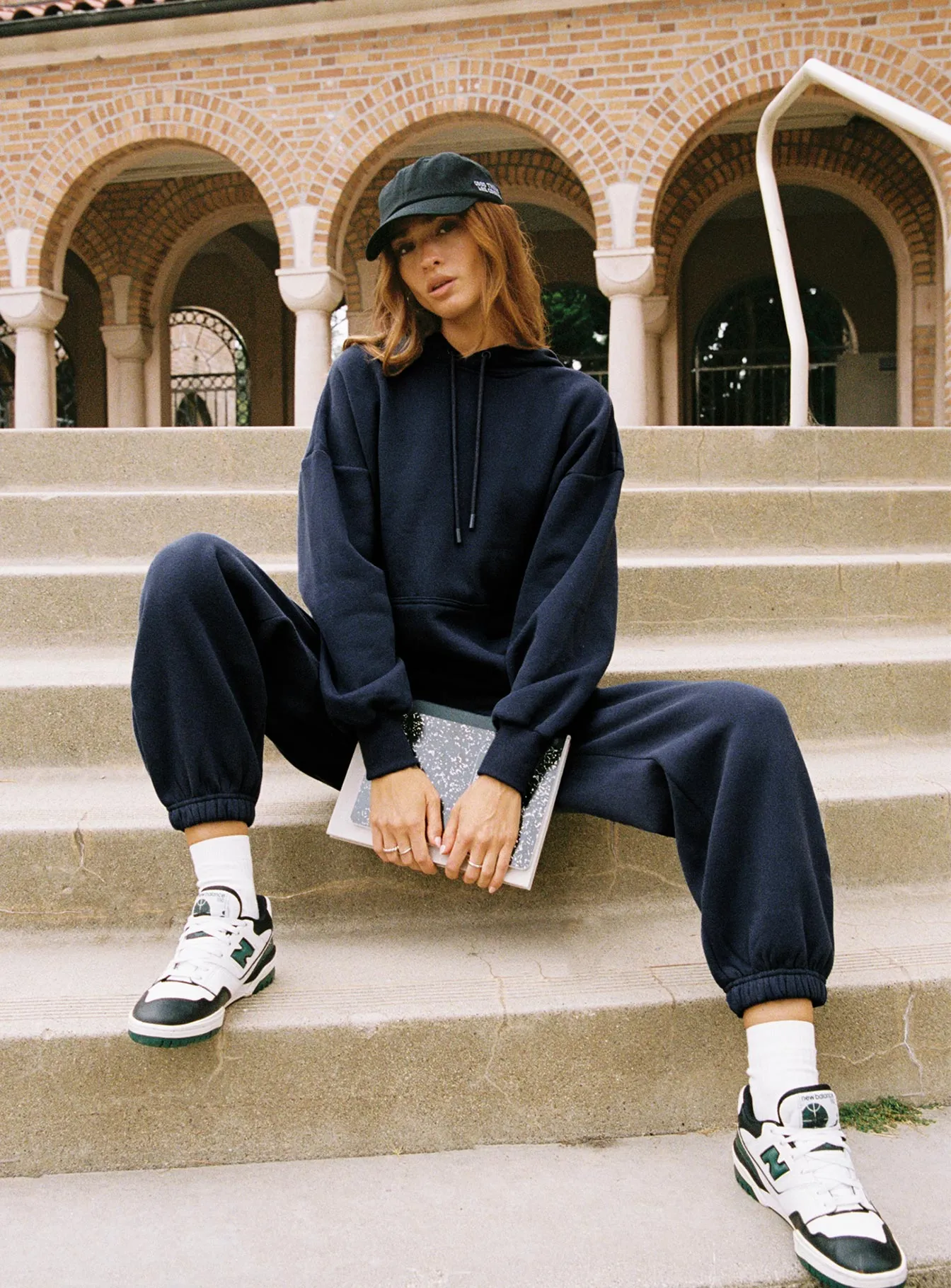 Dream Fleece Classic Hoodie Navy sold by Princess Polly