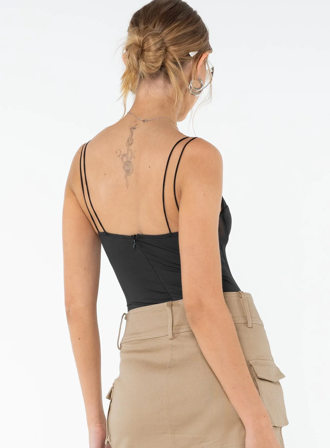 Bamba Bodysuit Black sold by Princess Polly product image thumbnail 5