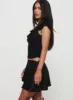 For Me Mini Skirt Black sold by Princess Polly