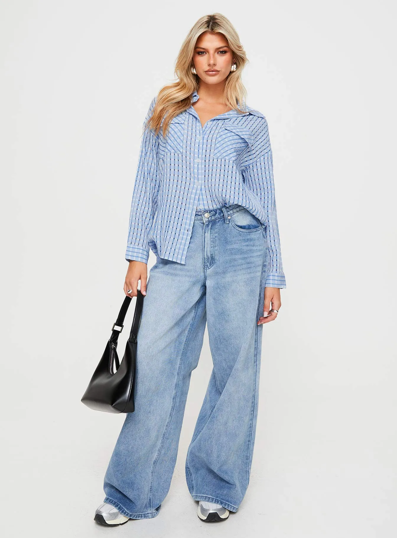 Oristano Shirt Blue sold by Princess Polly product image thumbnail 3