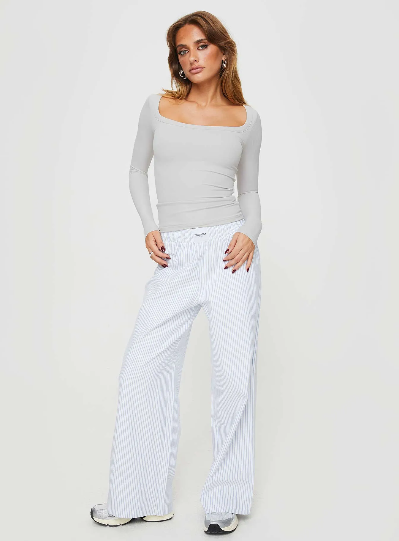 Arthie Long Sleeve Top Grey sold by Princess Polly product image thumbnail 3