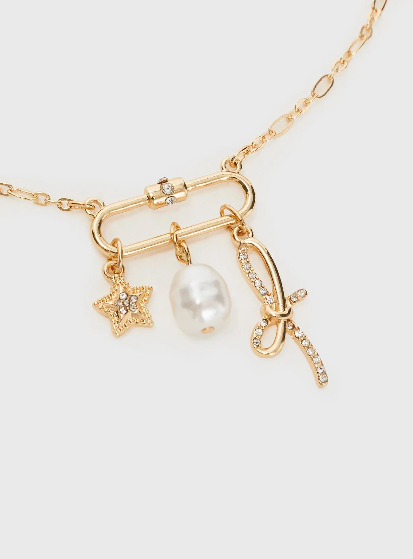 Attachment Necklace Gold sold by Princess Polly product image thumbnail 3