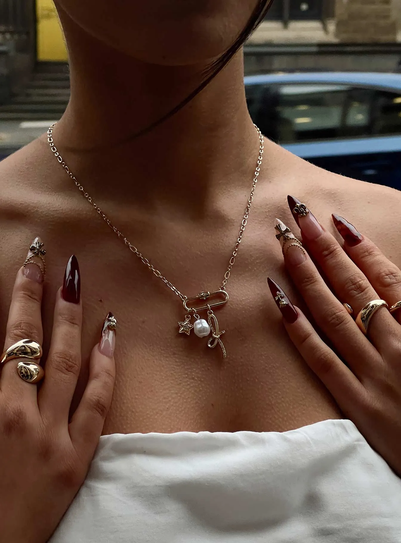 Attachment Necklace Gold sold by Princess Polly