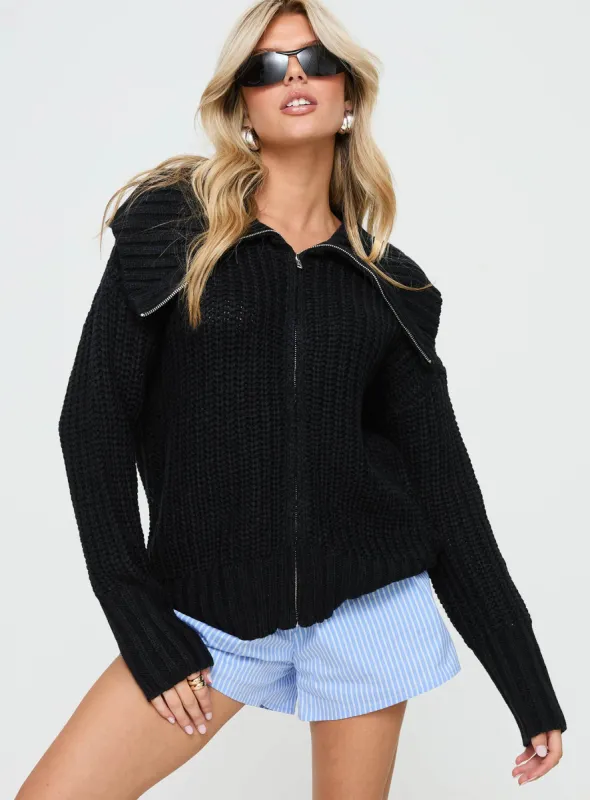 Liana Sweater Black sold by Princess Polly