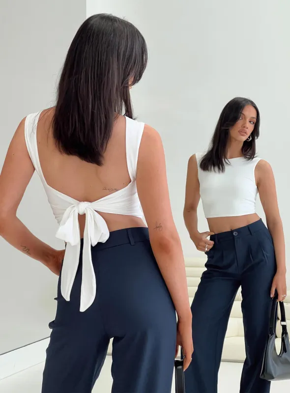 Sima Top White sold by Princess Polly