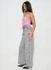 Brayden Low Wise Relaxed Jeans Grey Acid Wash sold by Princess Polly