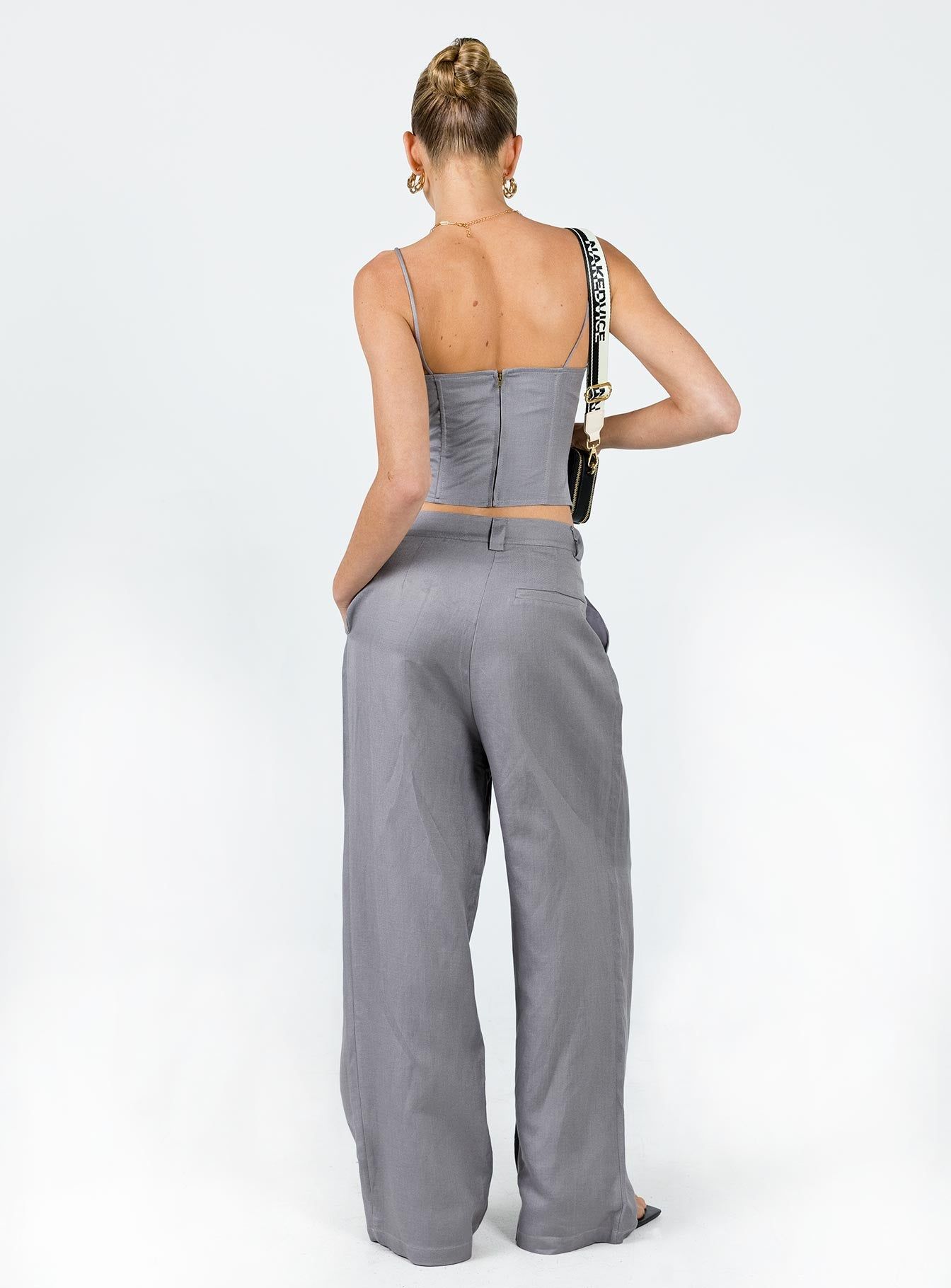 La Quinta Pant Grey sold by Princess Polly product image thumbnail 5