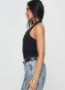Stand By Halter Top Black sold by Princess Polly