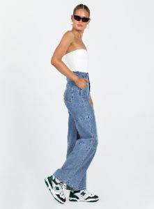 Calcetto Wide leg Denim Jean sold by Princess Polly