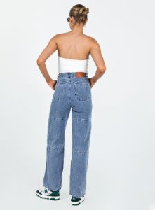 Calcetto Wide leg Denim Jean sold by Princess Polly