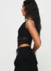 Damarie One Shoulder Top Black sold by Princess Polly
