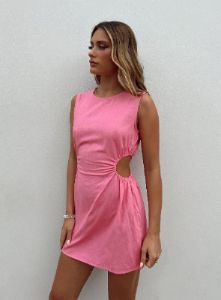 Mayzie Mini Dress Pink sold by Princess Polly