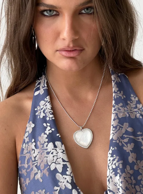Silhouettes Necklace Silver sold by Princess Polly