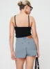 Merthyr Denim Skort Mid Wash sold by Princess Polly