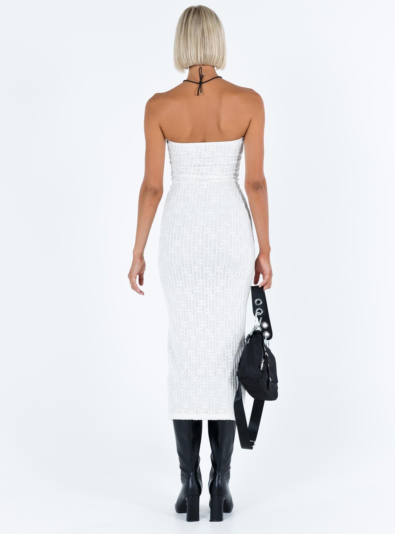 Lasance Maxi Dress White sold by Princess Polly product image thumbnail 5