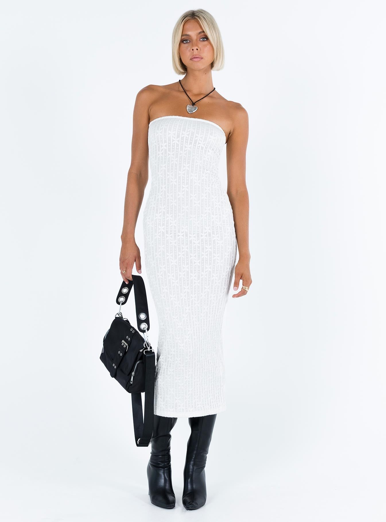 Lasance Maxi Dress White sold by Princess Polly product image thumbnail 2