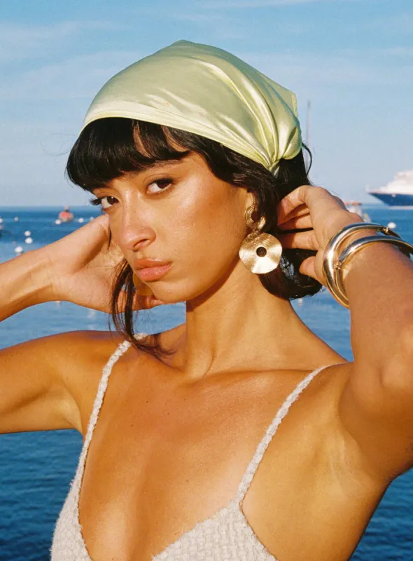 The Monaco Headband Lemon sold by Princess Polly