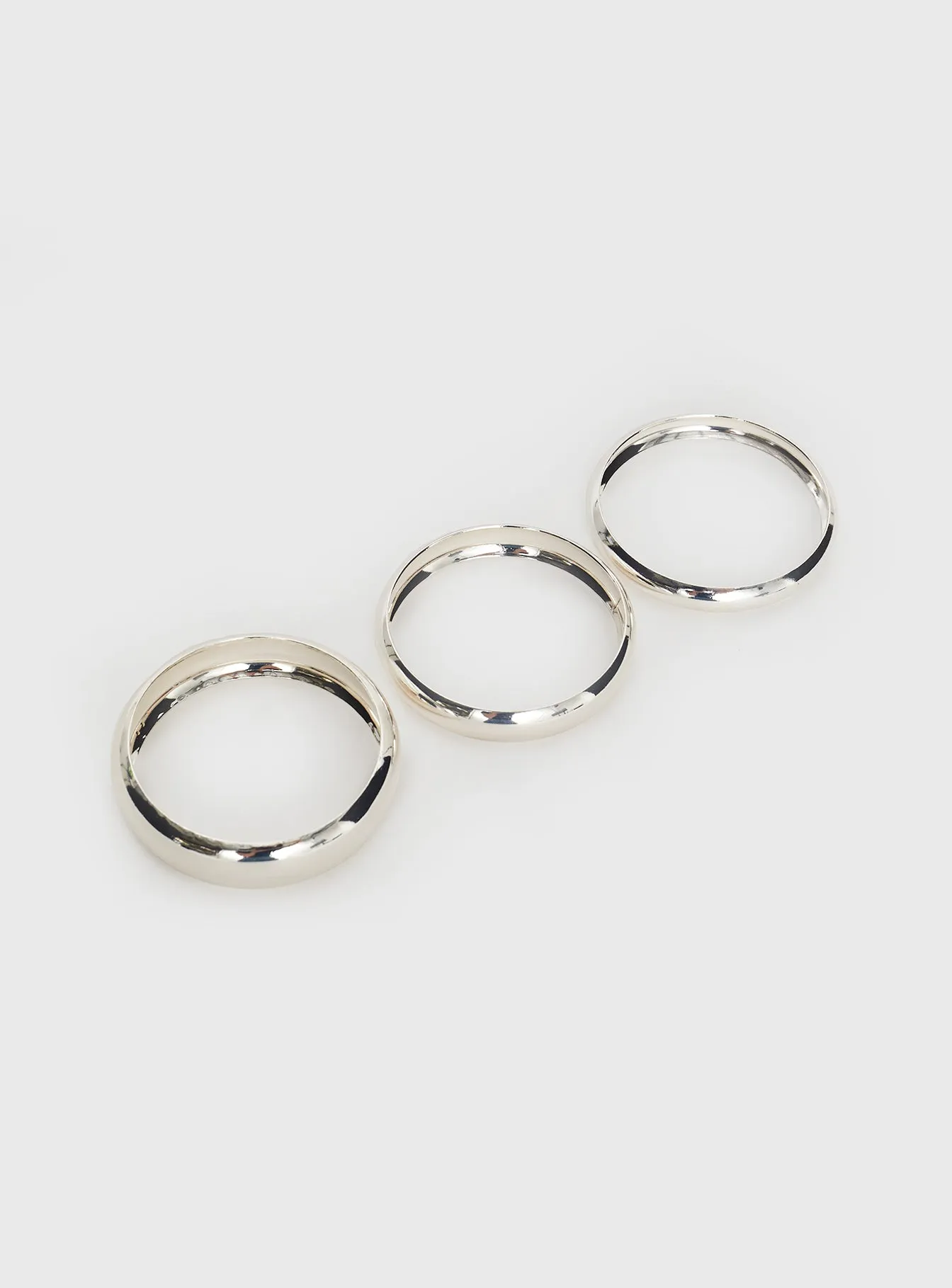 Farley Bangle Pack Silver sold by Princess Polly product image thumbnail 2